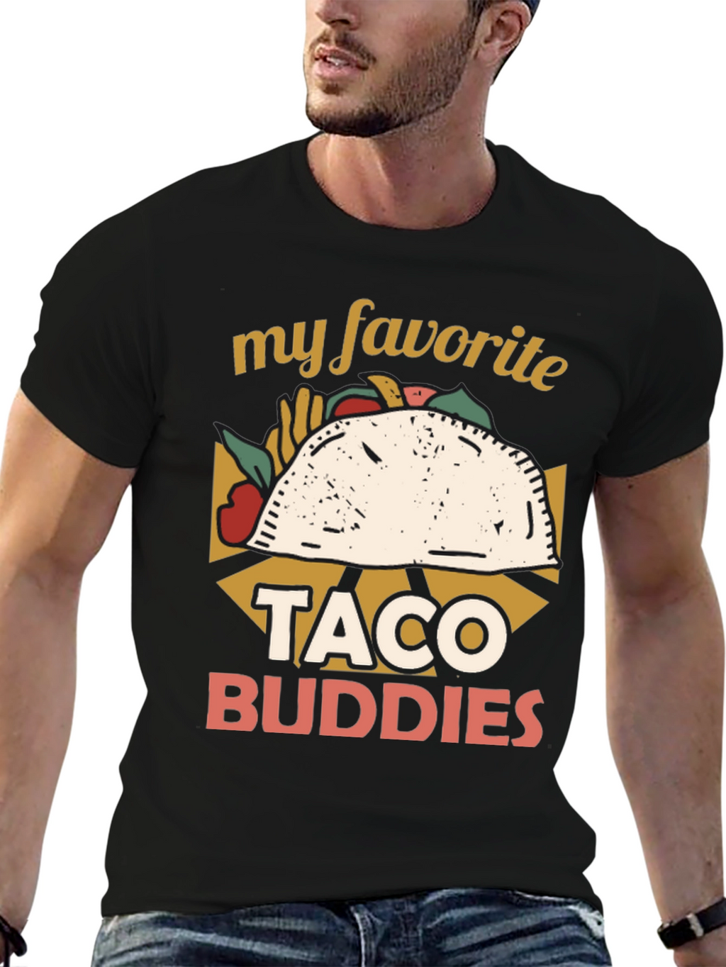 Taco Buddies Graphic T-Shirt - Foodie Fun