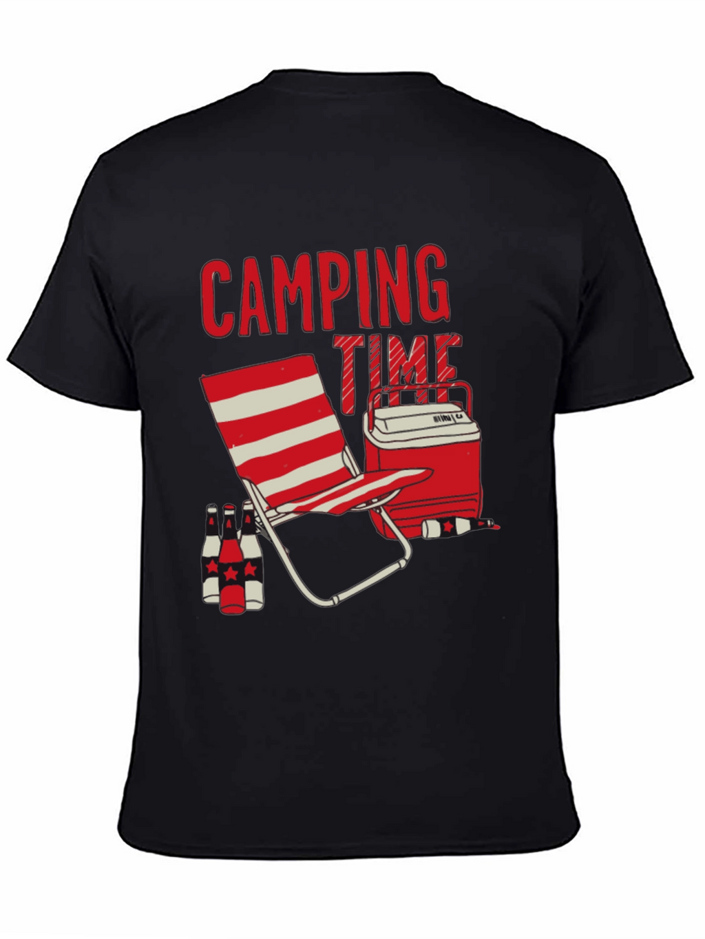 Camping Time Graphic Tee - Black