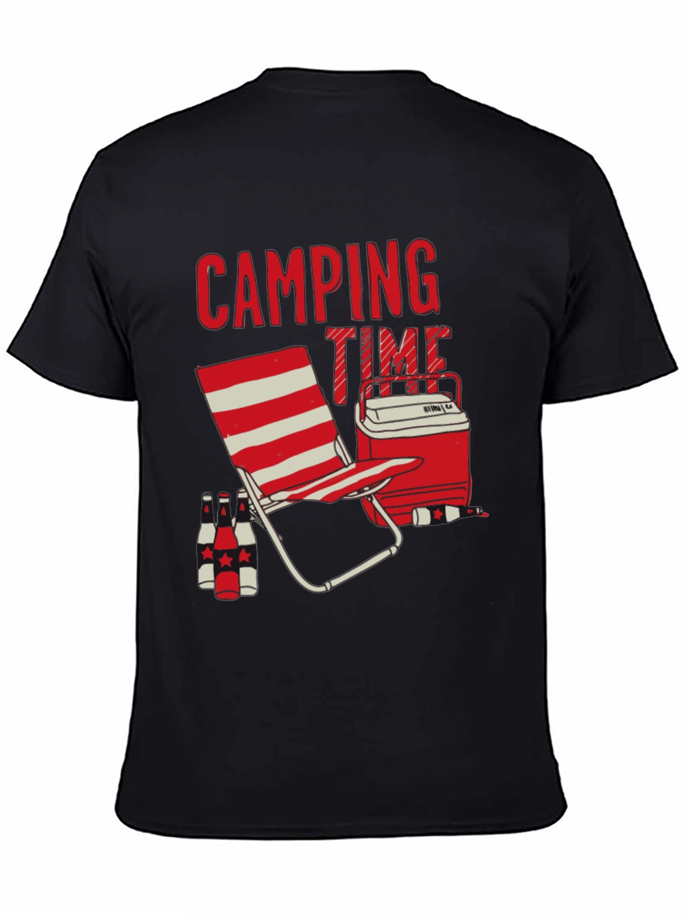Camping Time Graphic Tee - Black