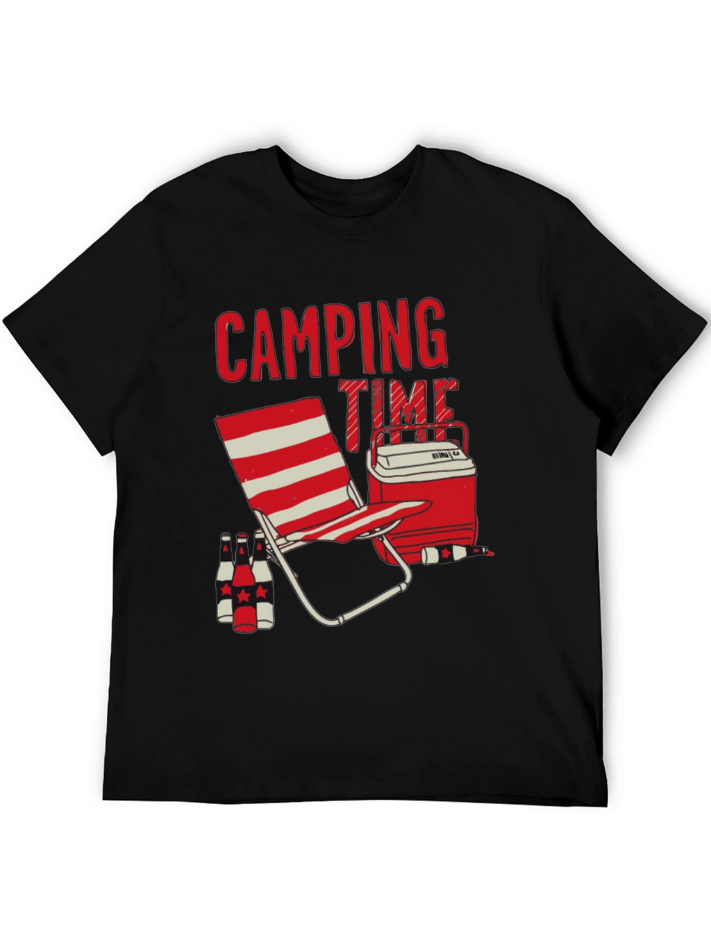 Camping Time Graphic Tee - Black