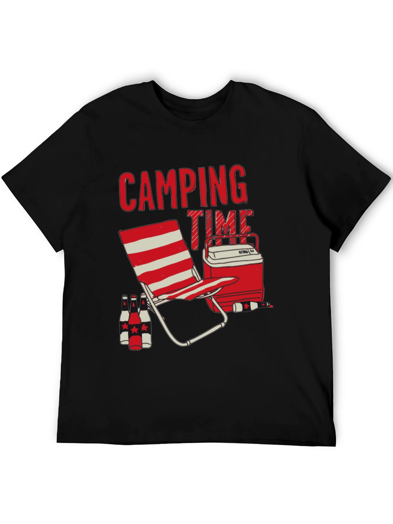 Camping Time Graphic Tee - Black