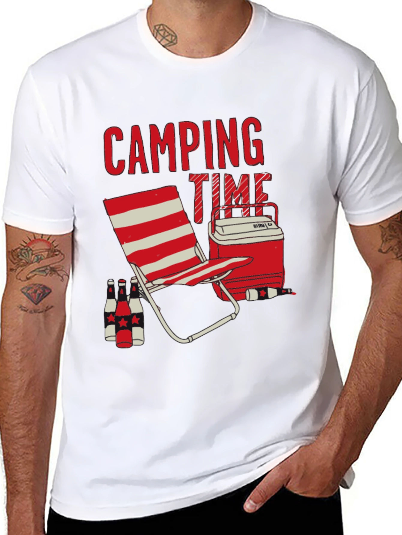Camping Time Graphic Tee - Black