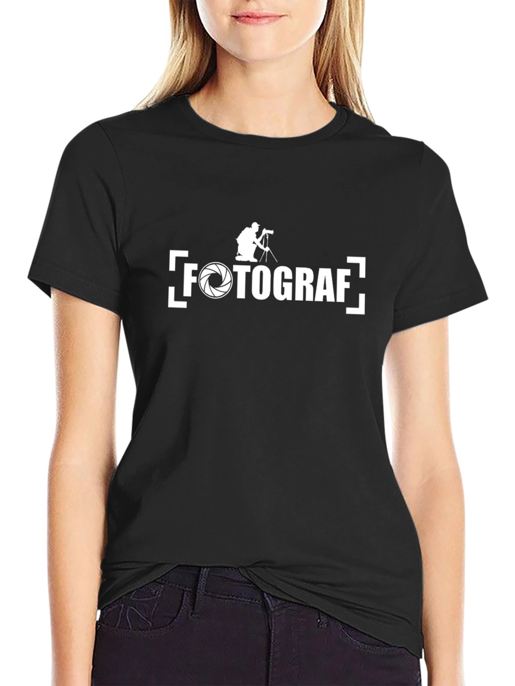 Fotograf T-Shirt - Black Graphic Tee