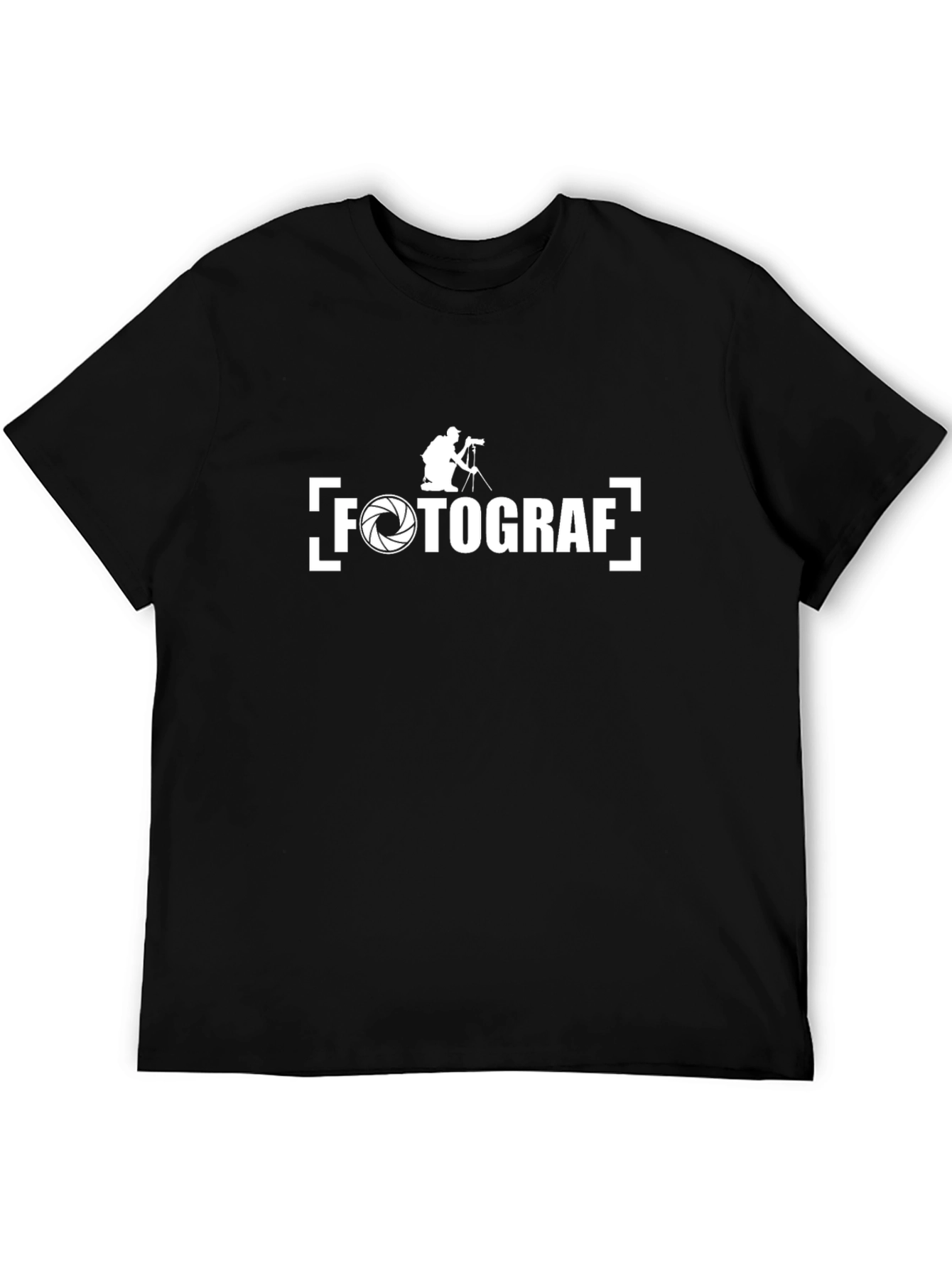 Fotograf T-Shirt - Black Graphic Tee