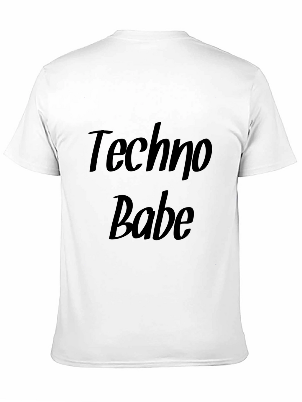 Techno Babe Black Graphic T-Shirt