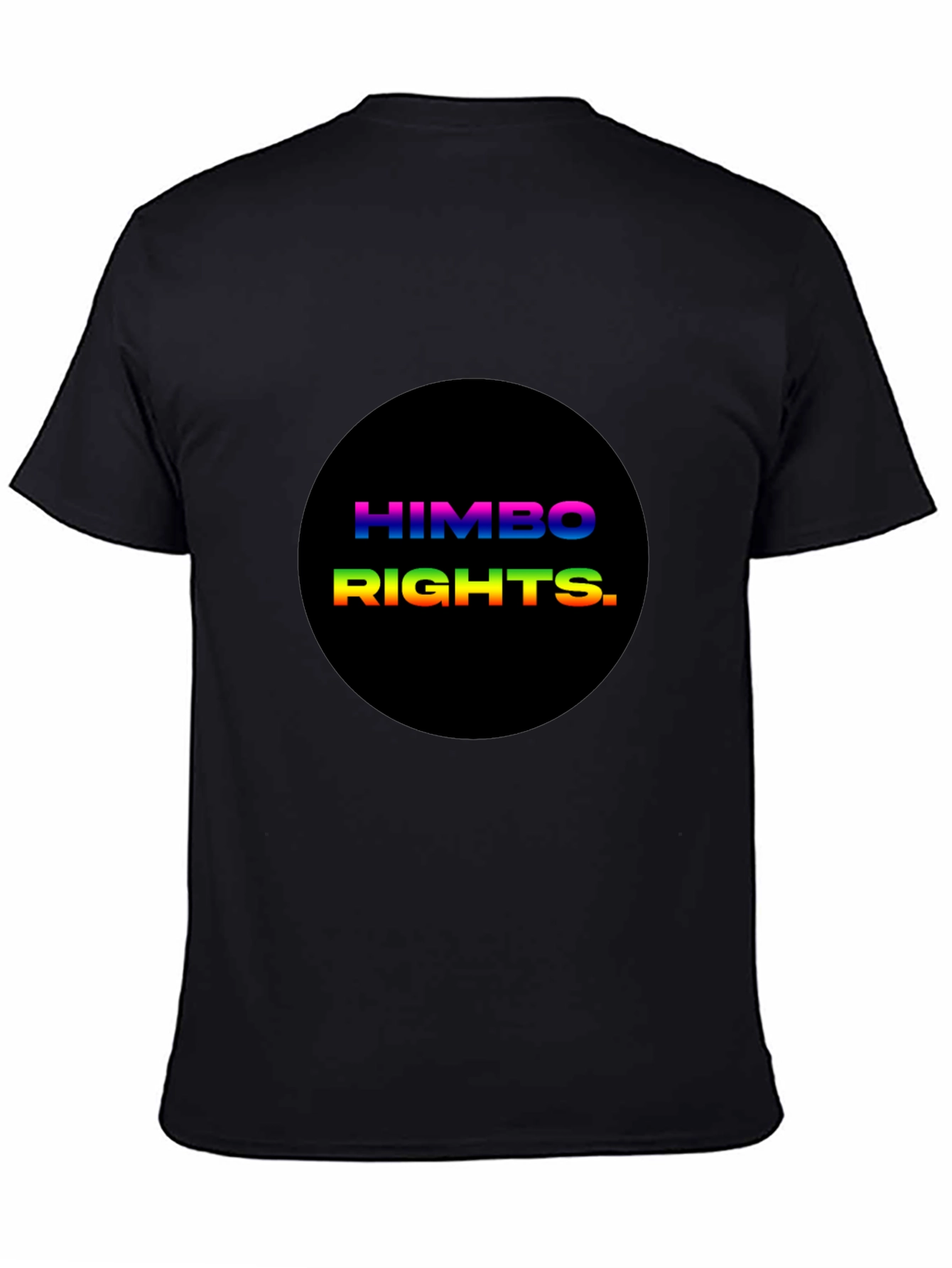 HIMBO RIGHTS Tee - Rainbow Text Pride Shirt