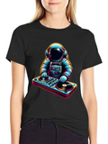 DJ Astronaut Graphic T-Shirt