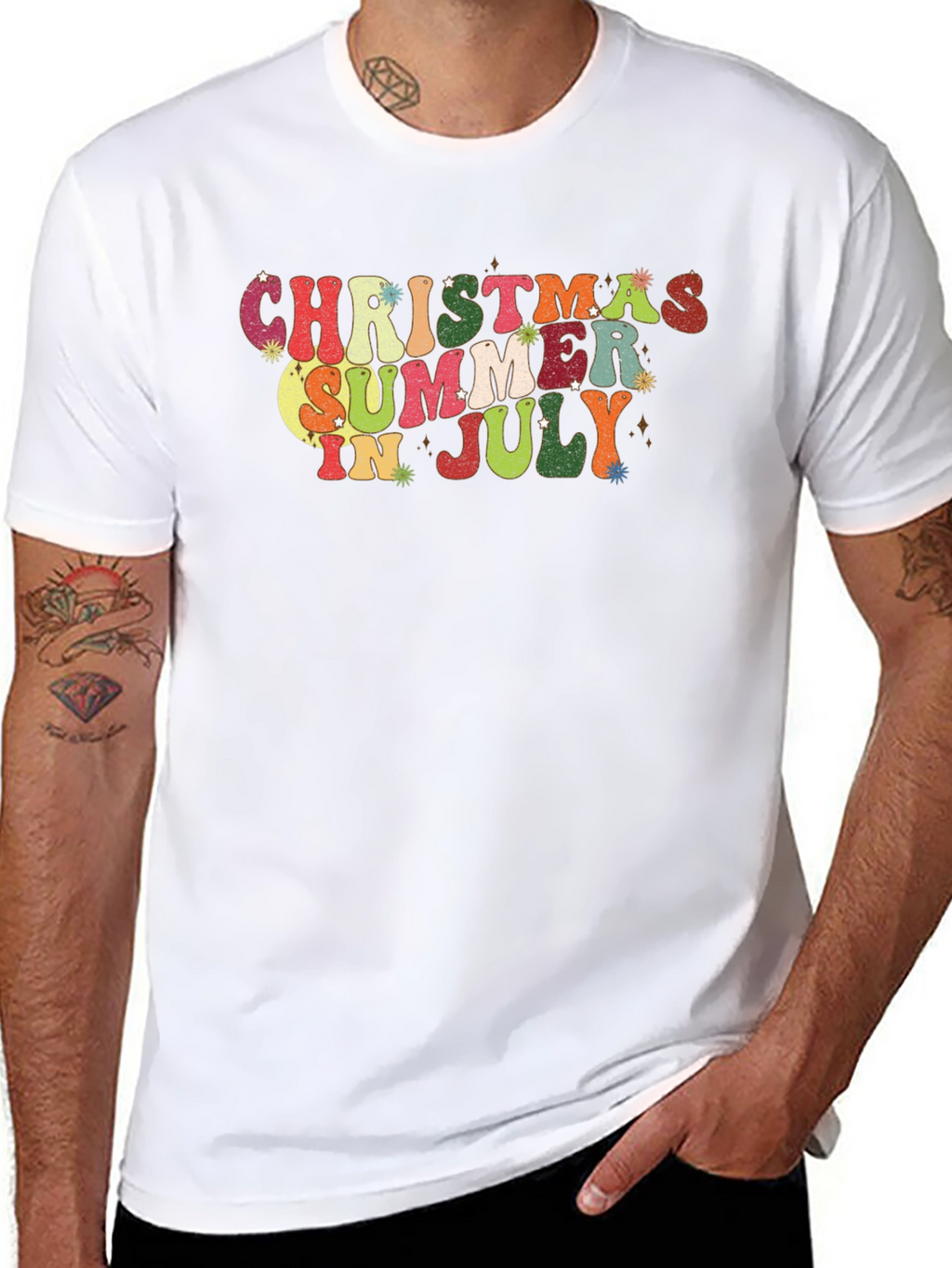 Christmas Summer in July T-Shirt