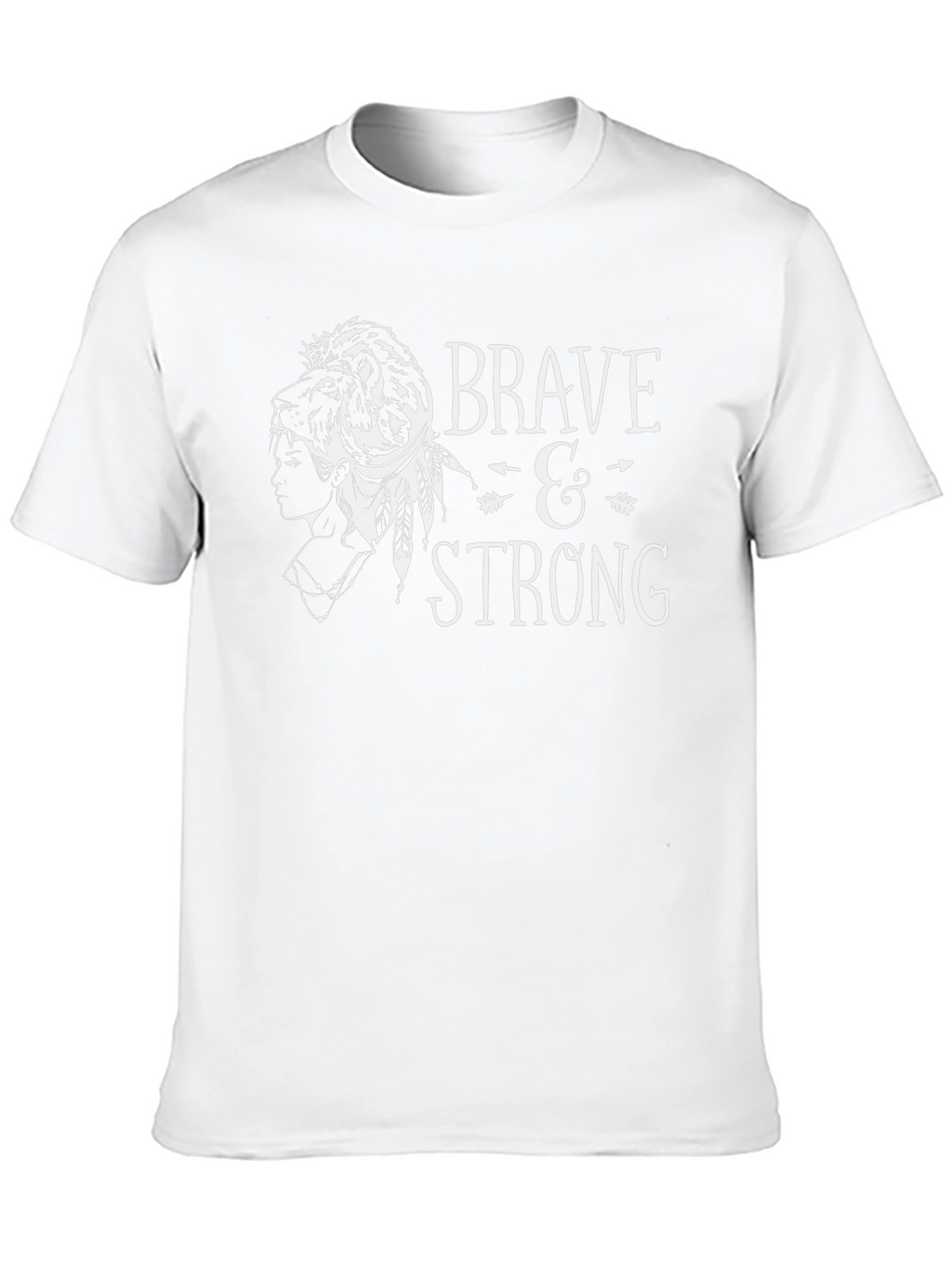 Brave & Strong Graphic T-Shirt