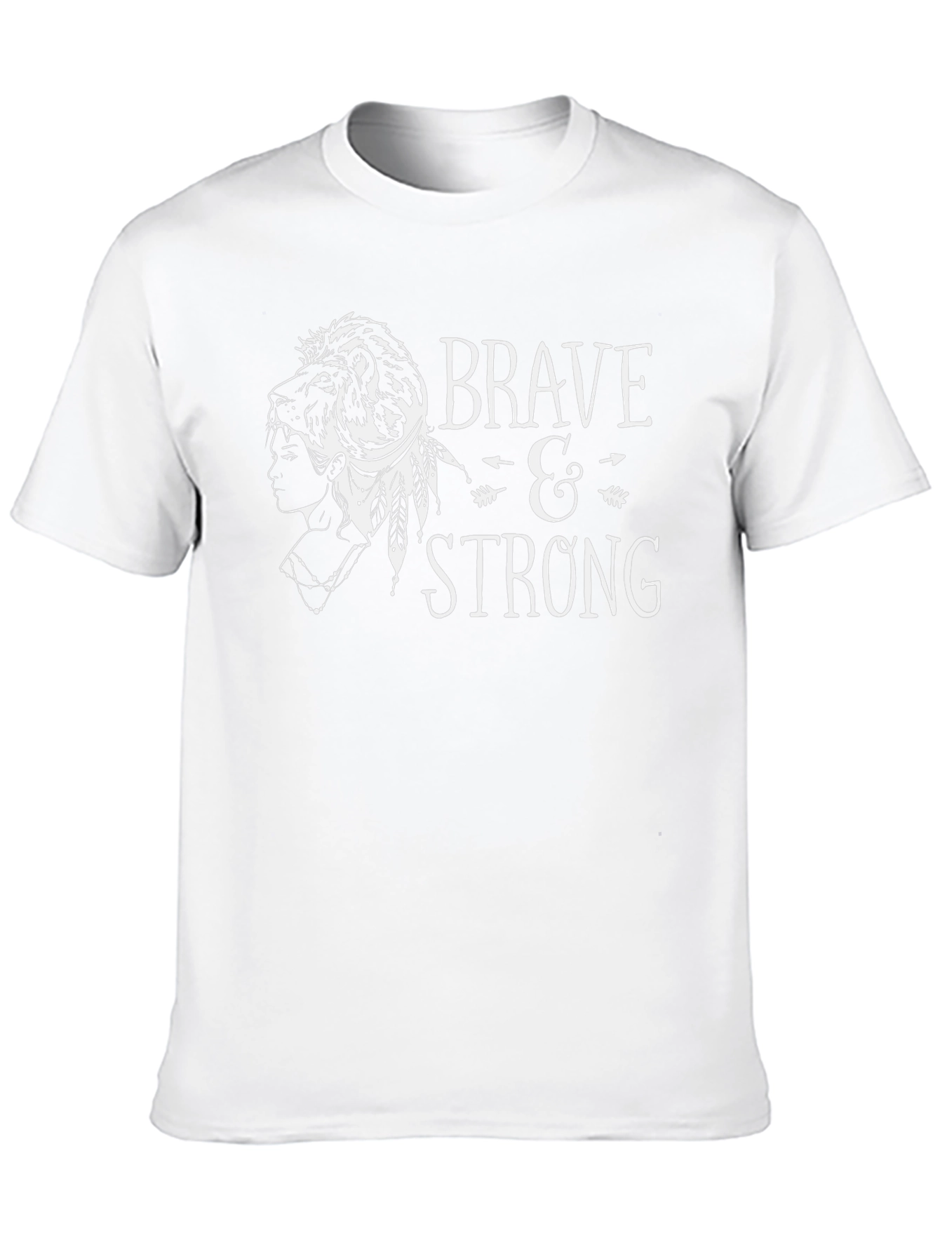 Brave & Strong Graphic T-Shirt