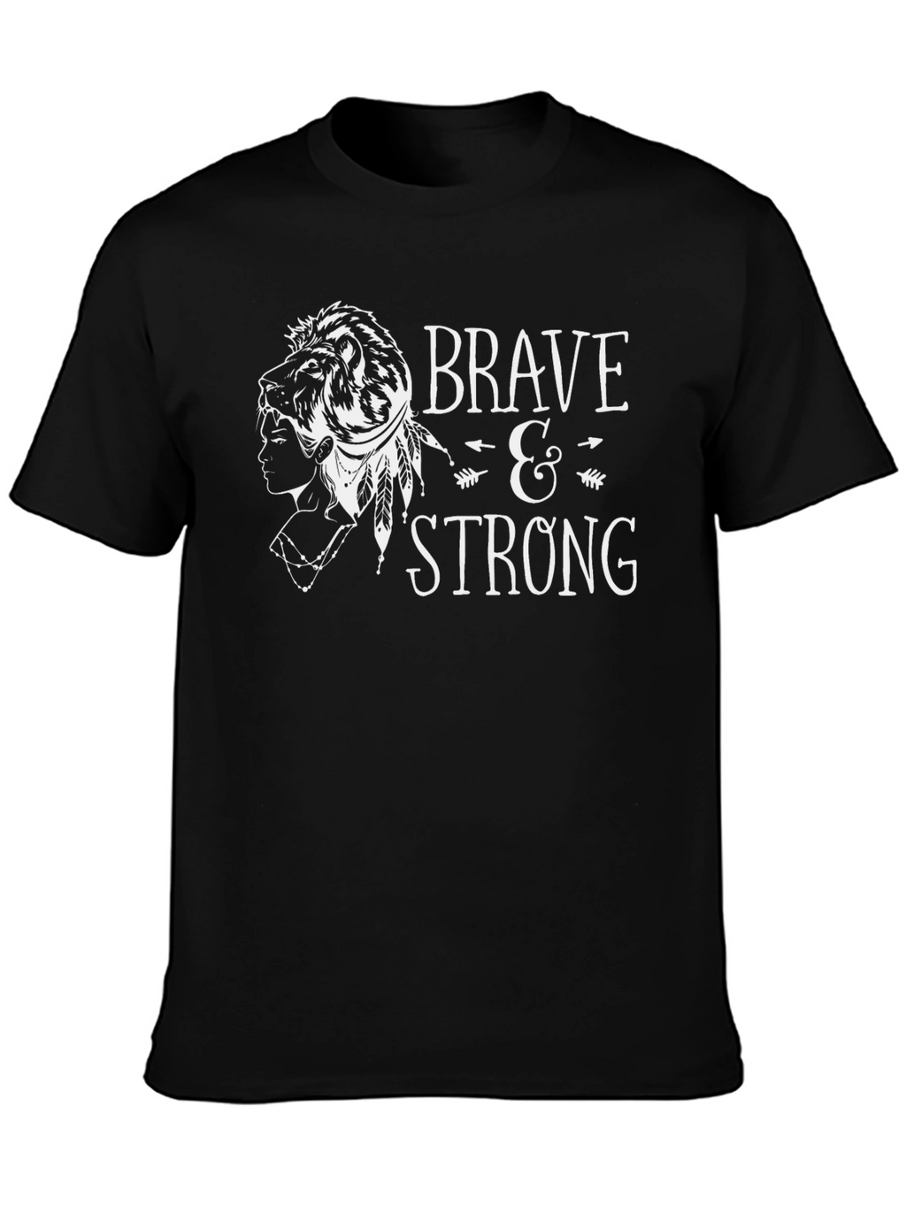 Brave & Strong Graphic T-Shirt