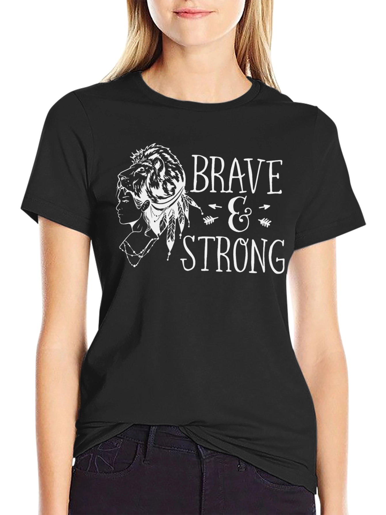 Brave & Strong Graphic T-Shirt