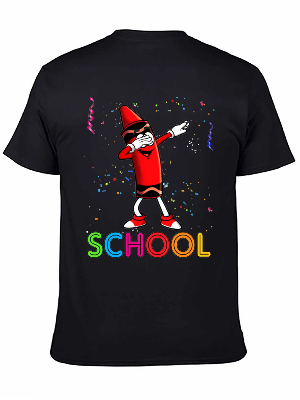 Cool Crayon Dabbing School T-Shirt