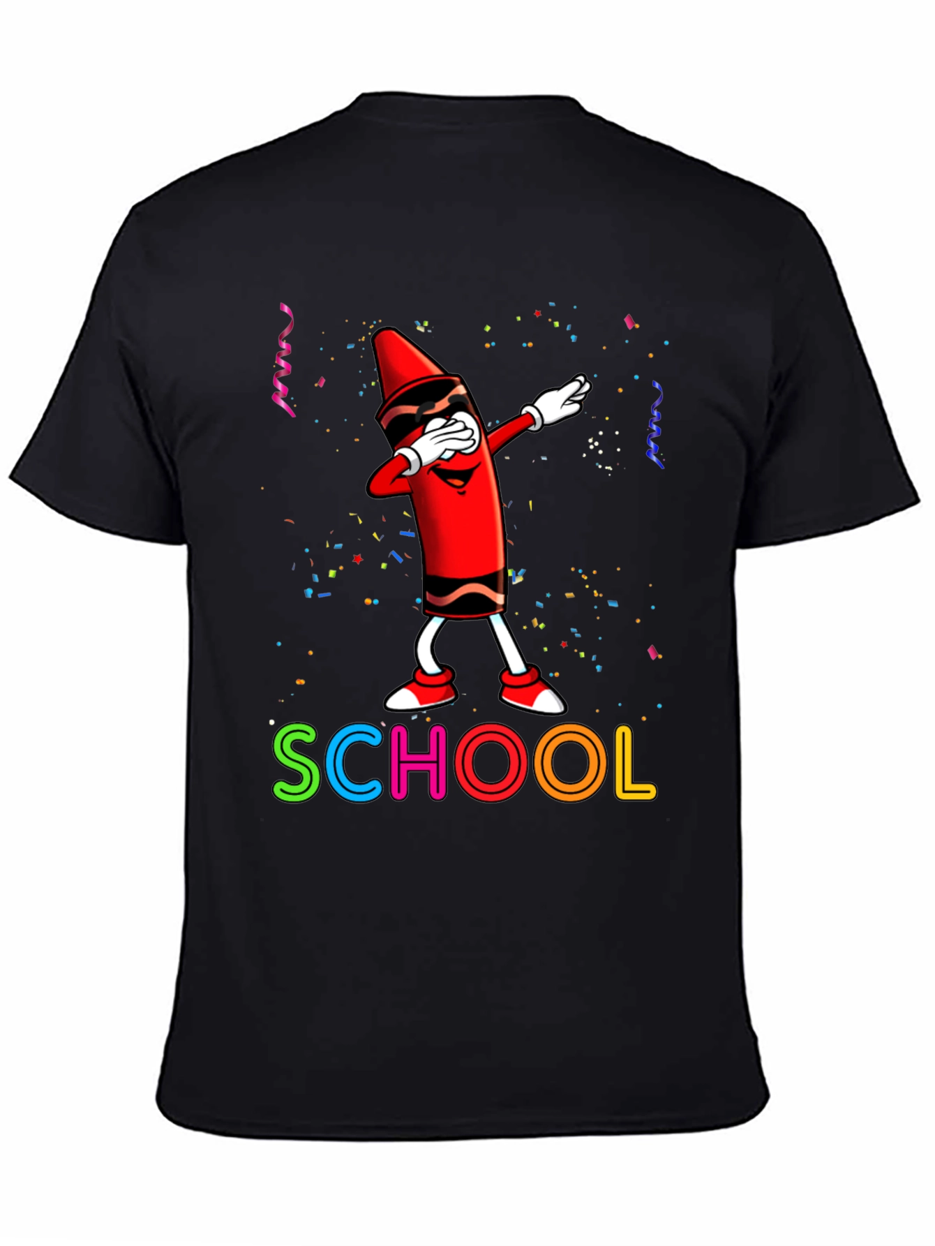 Cool Crayon Dabbing School T-Shirt