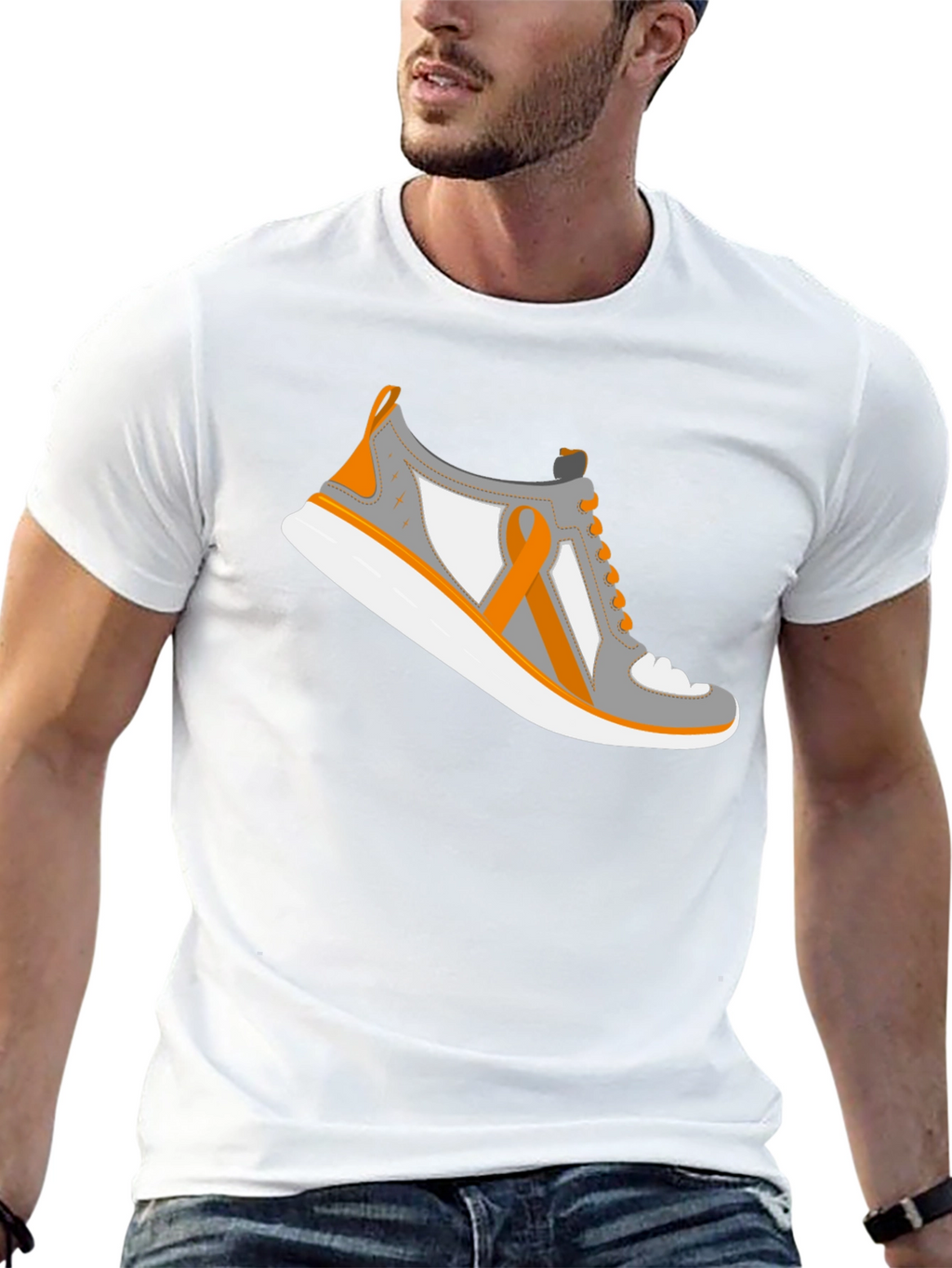 Awareness Ribbon Sneaker T-Shirt