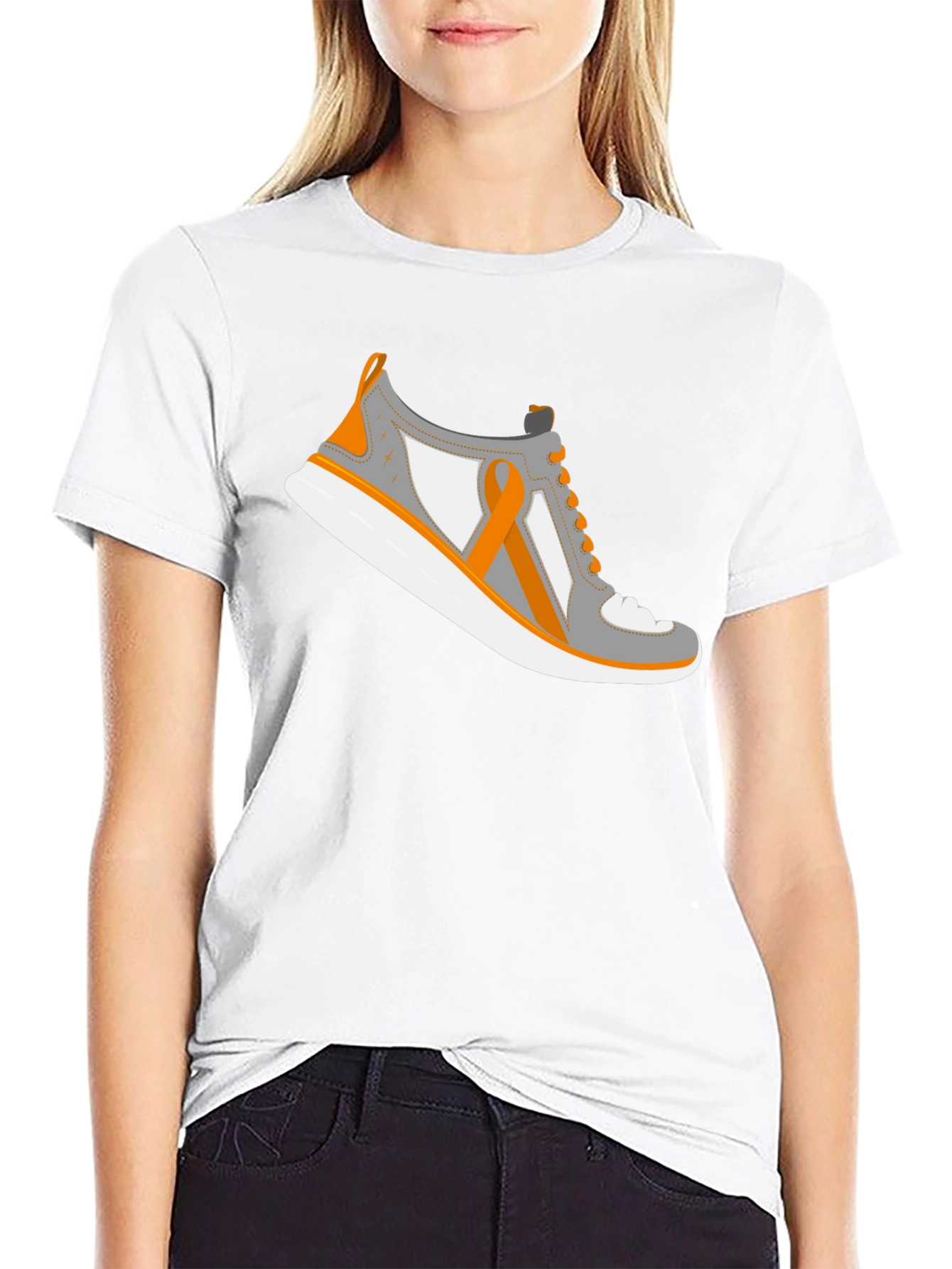 Awareness Ribbon Sneaker T-Shirt