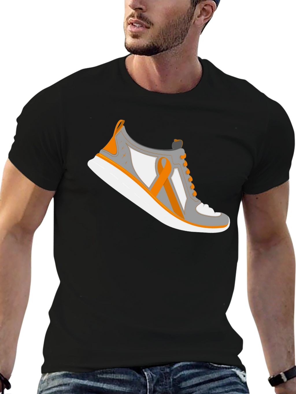 Awareness Ribbon Sneaker T-Shirt