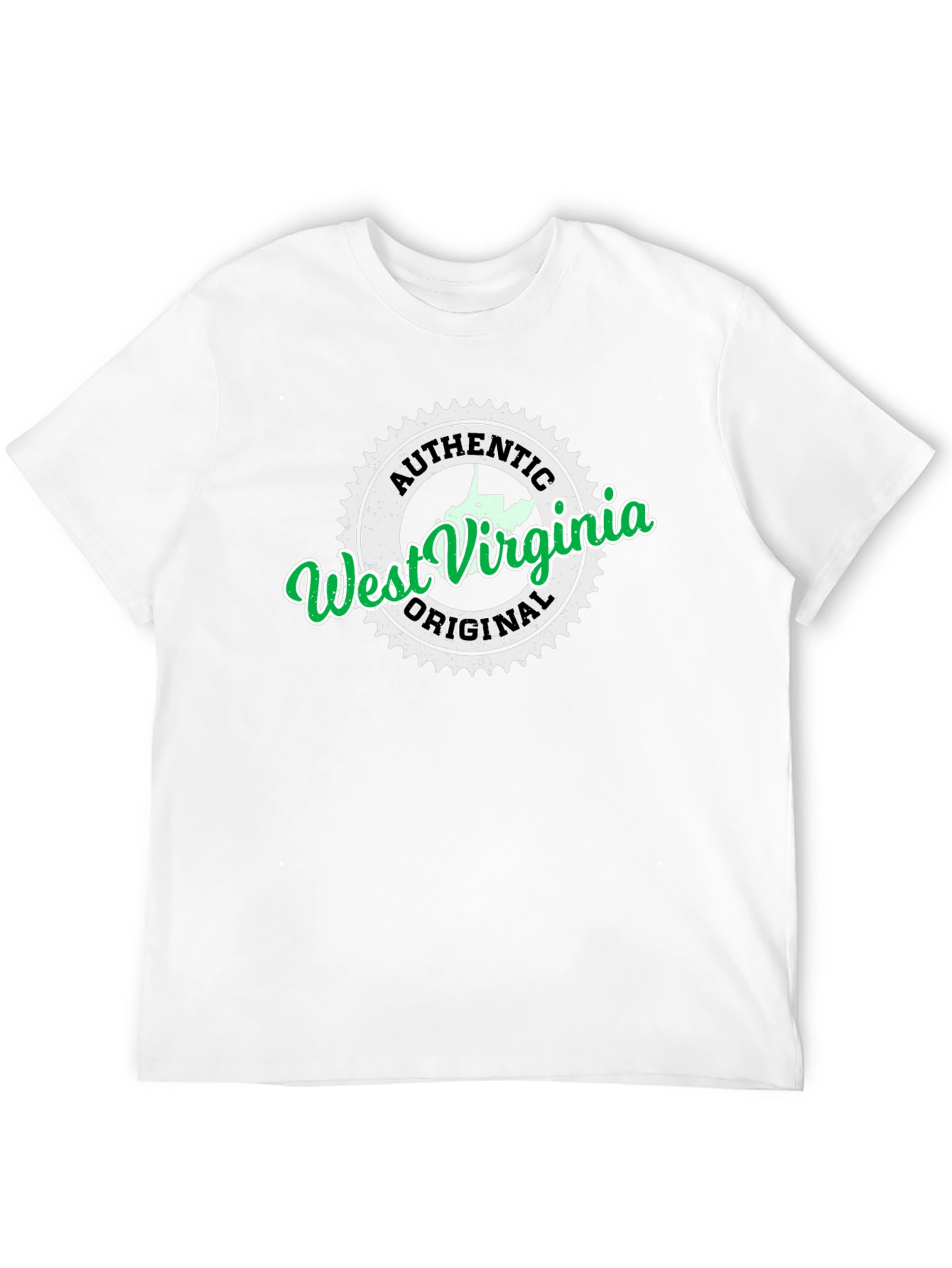 Authentic West Virginia Black T-Shirt