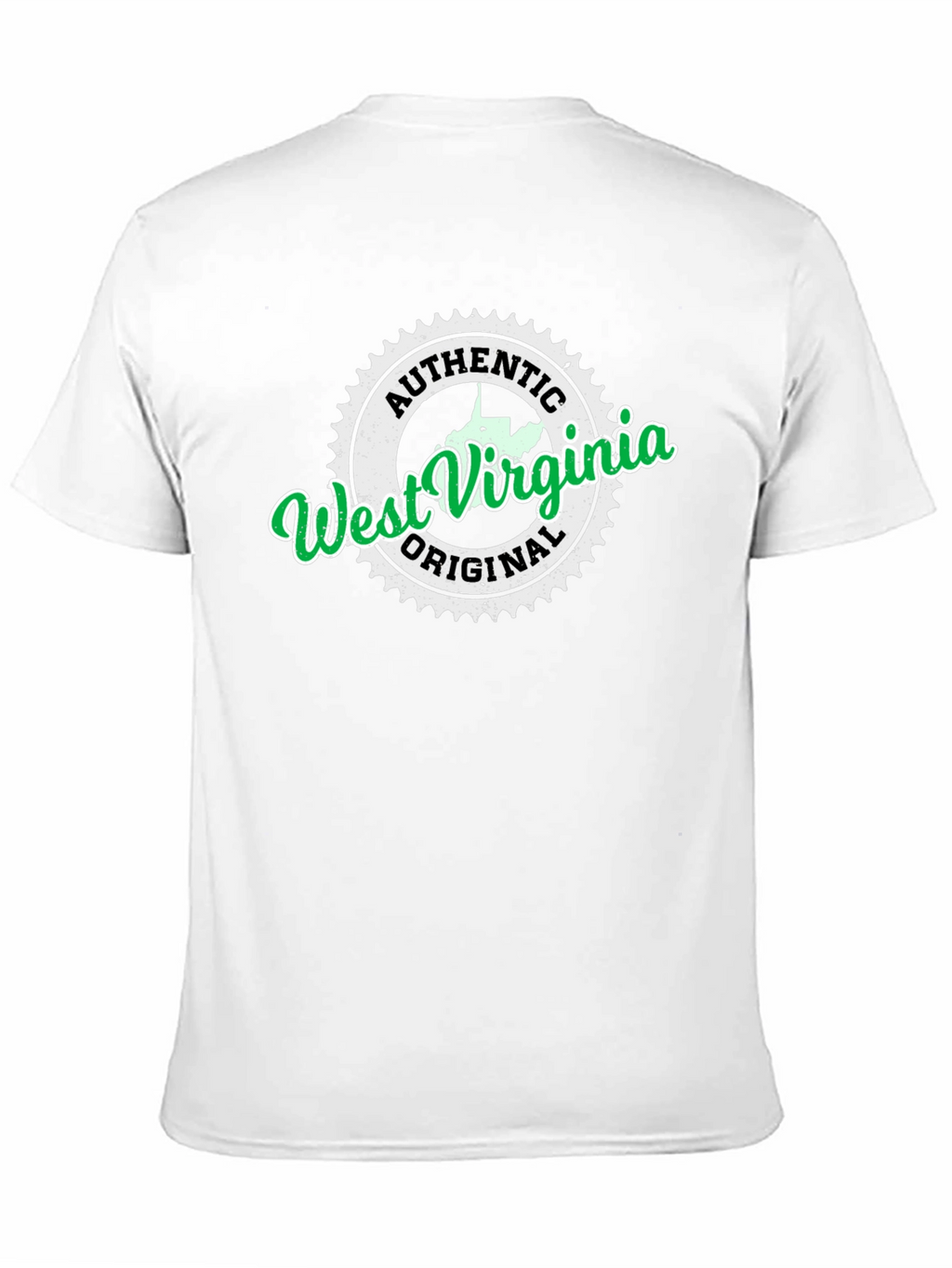 Authentic West Virginia Black T-Shirt