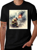 Firefighter Tribute T-Shirt - 9/11 Memorial