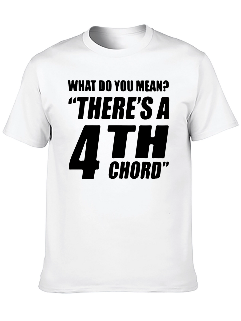Funny Music T-Shirt - 4th Chord Graphic Tee