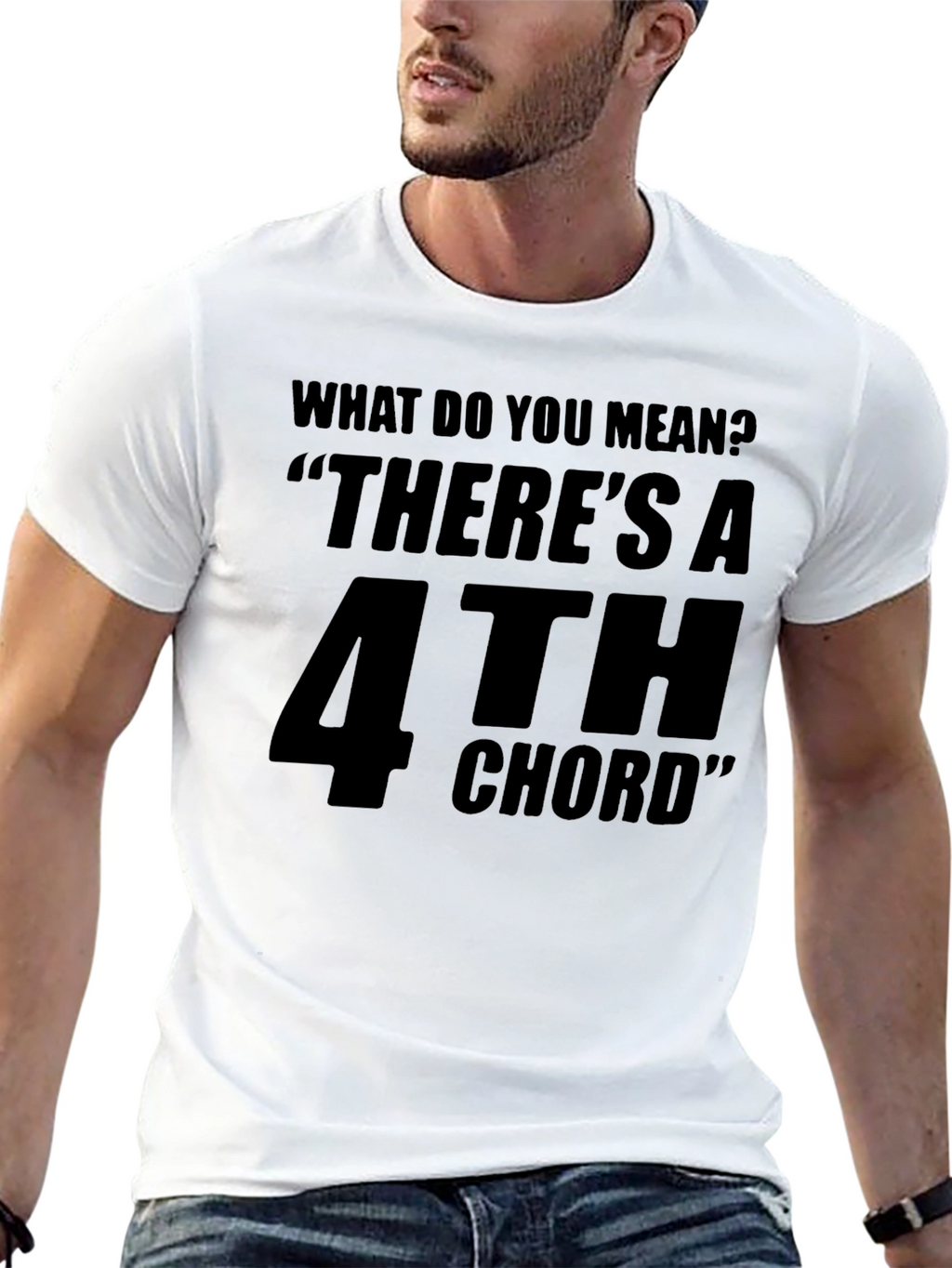 Funny Music T-Shirt - 4th Chord Graphic Tee