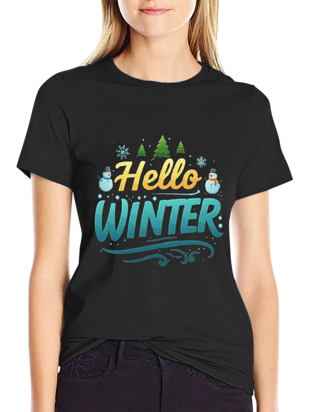 Hello Winter Graphic T-Shirt