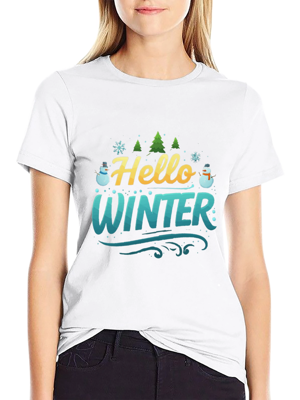 Hello Winter Graphic T-Shirt