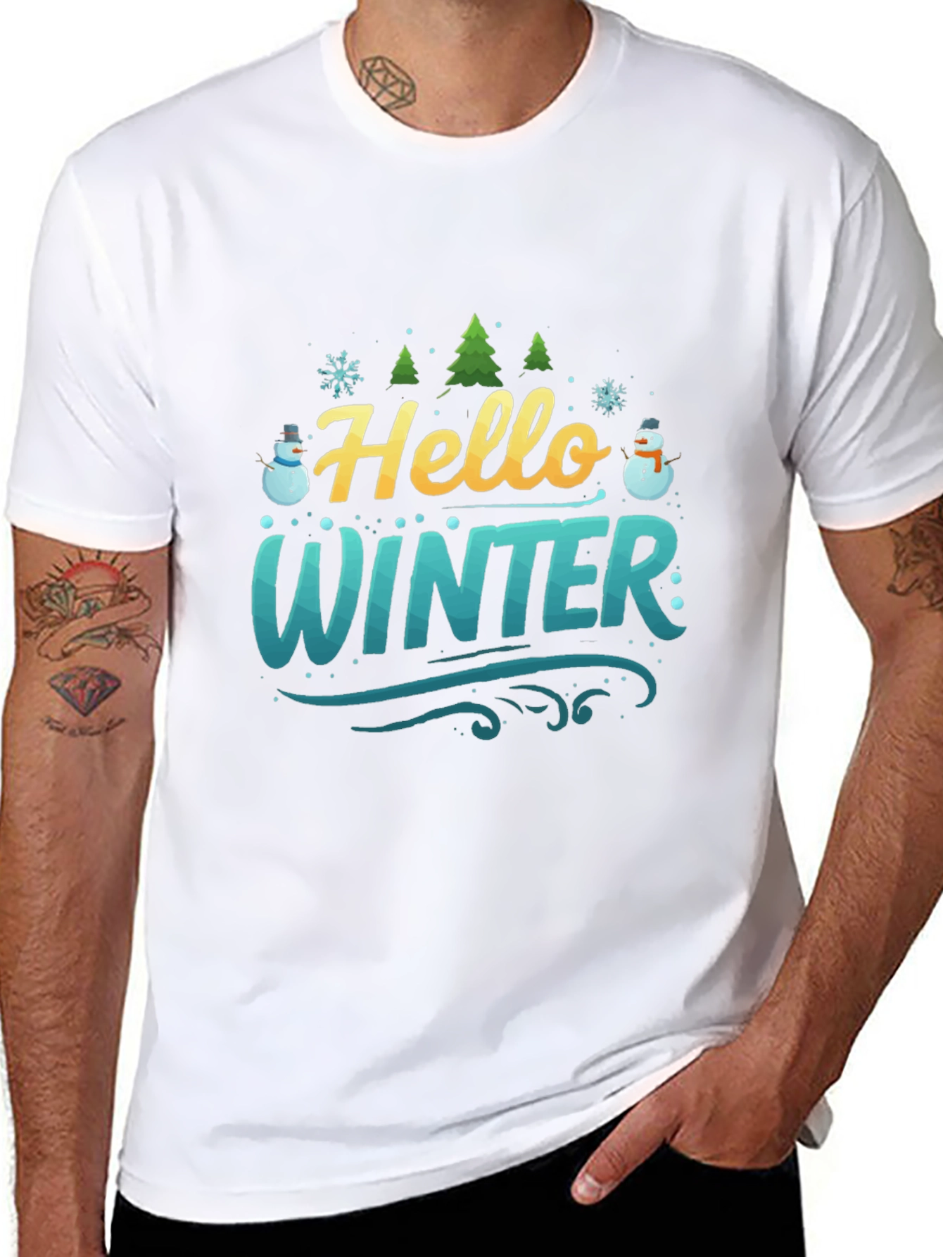 Hello Winter Graphic T-Shirt