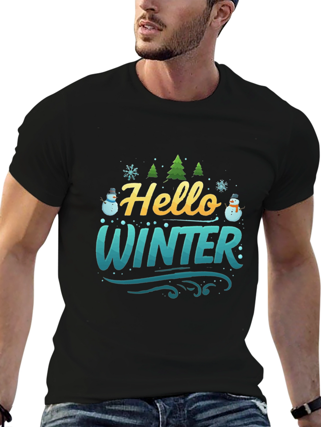Hello Winter Graphic T-Shirt