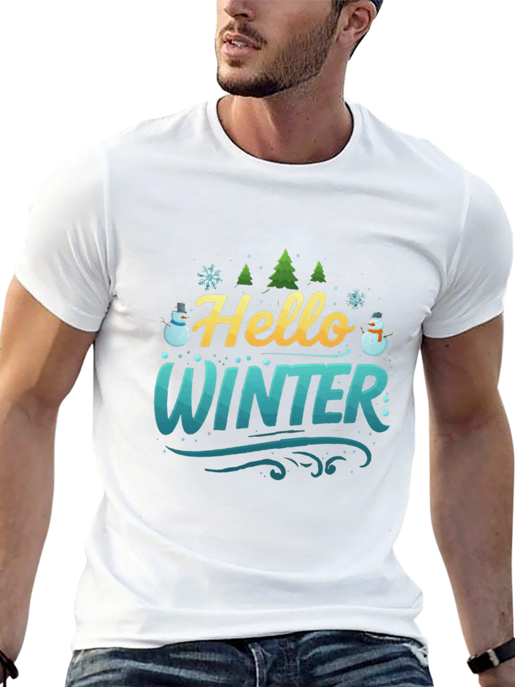 Hello Winter Graphic T-Shirt