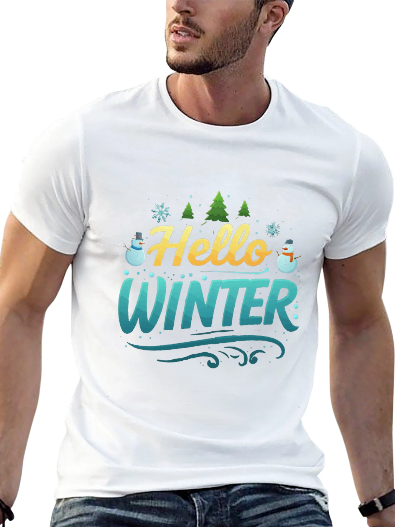 Hello Winter Graphic T-Shirt