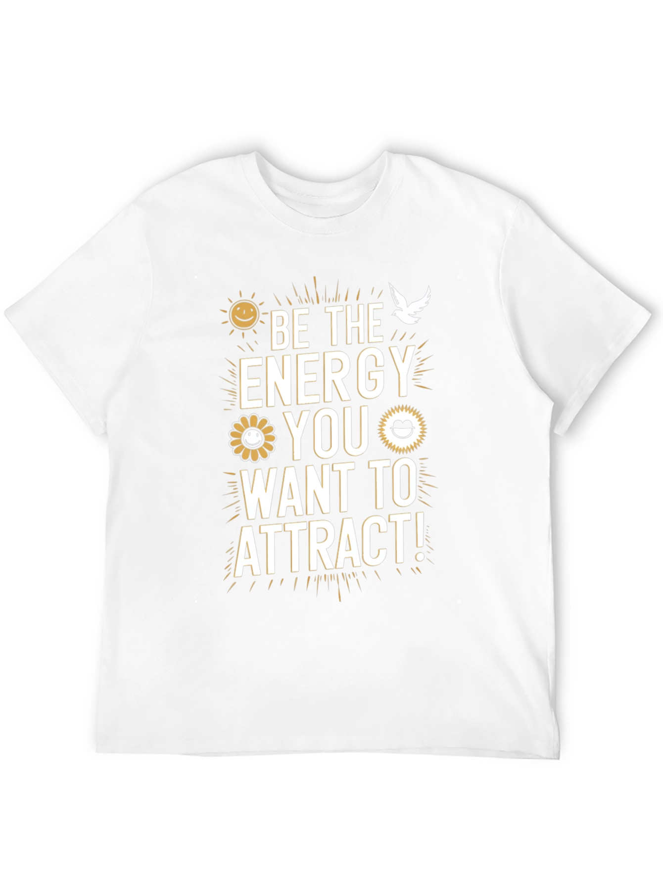 Be The Energy Black Graphic T-Shirt