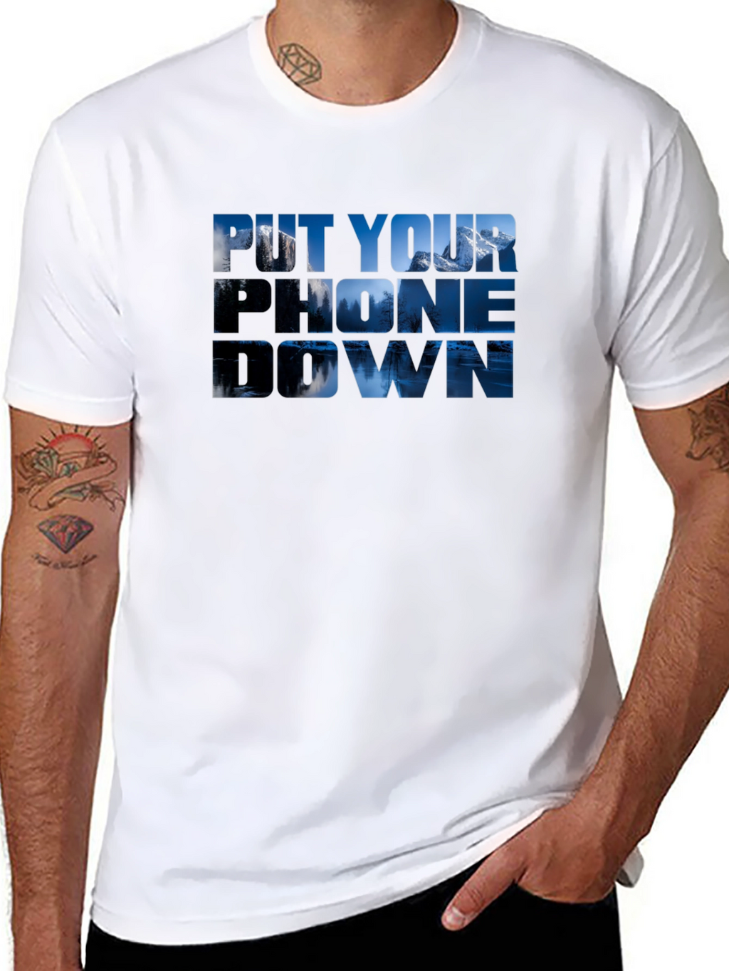 Put Your Phone Down Nature T-Shirt
