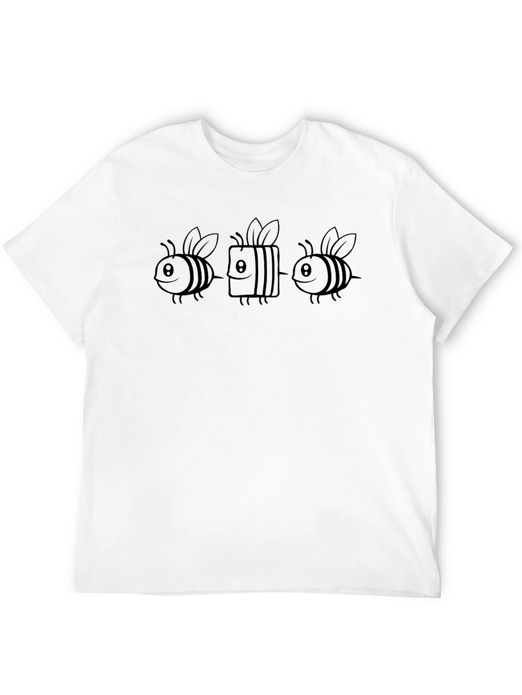 Funny Bee Graphic T-Shirt - Unisex