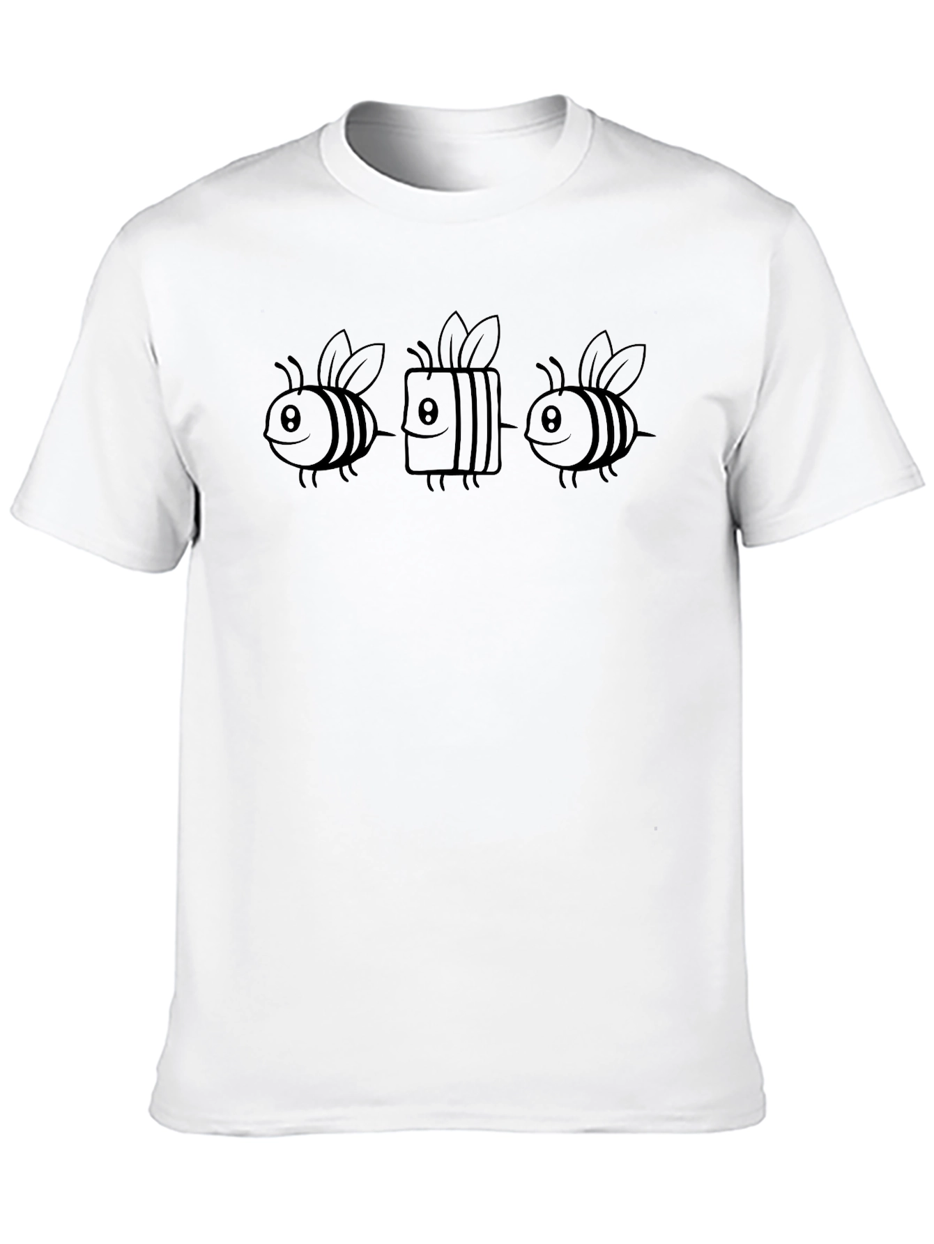 Funny Bee Graphic T-Shirt - Unisex