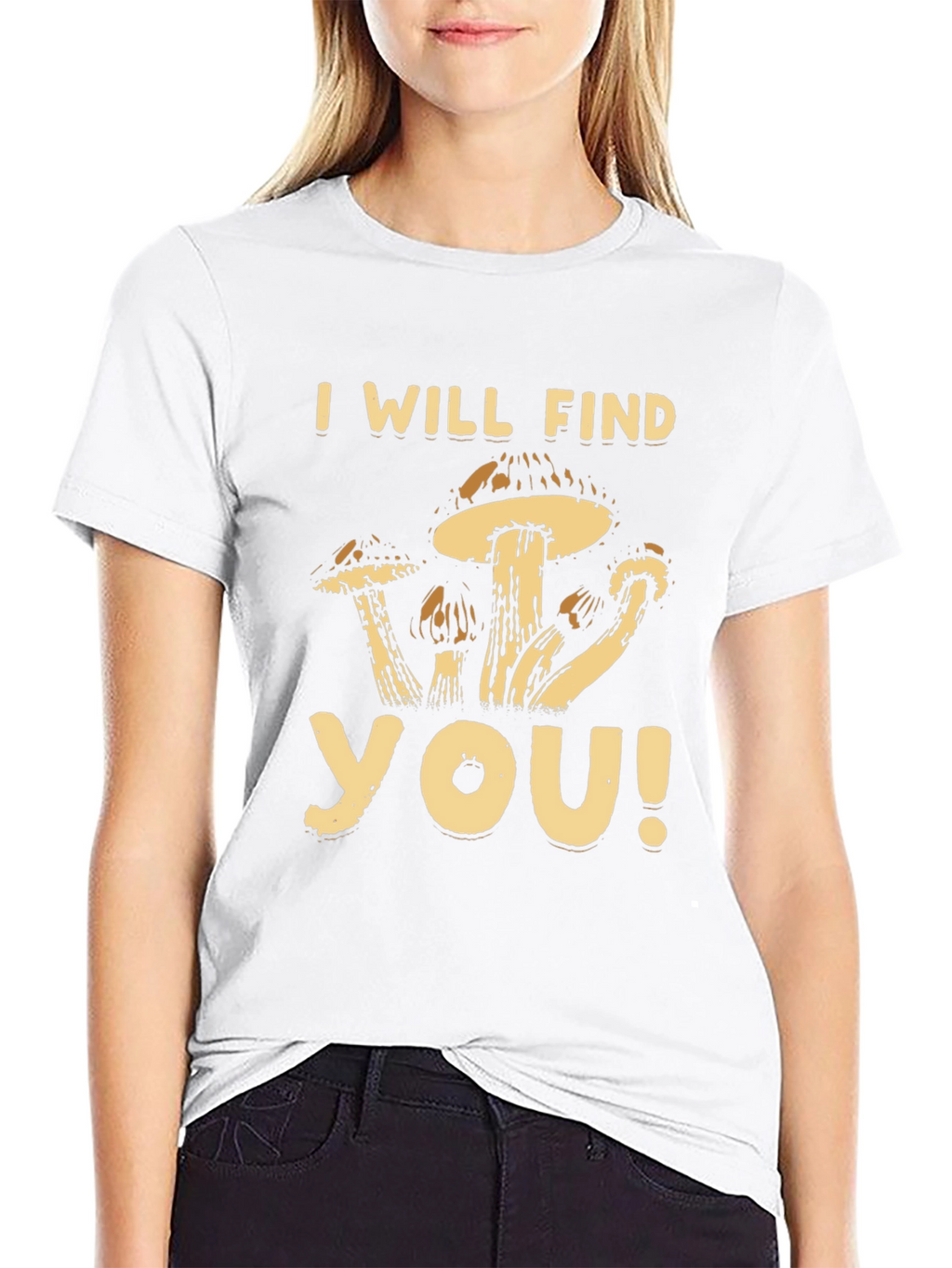 Mushroom Graphic T-Shirt - I Will Find You