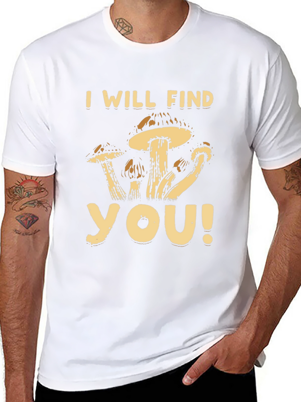 Mushroom Graphic T-Shirt - I Will Find You