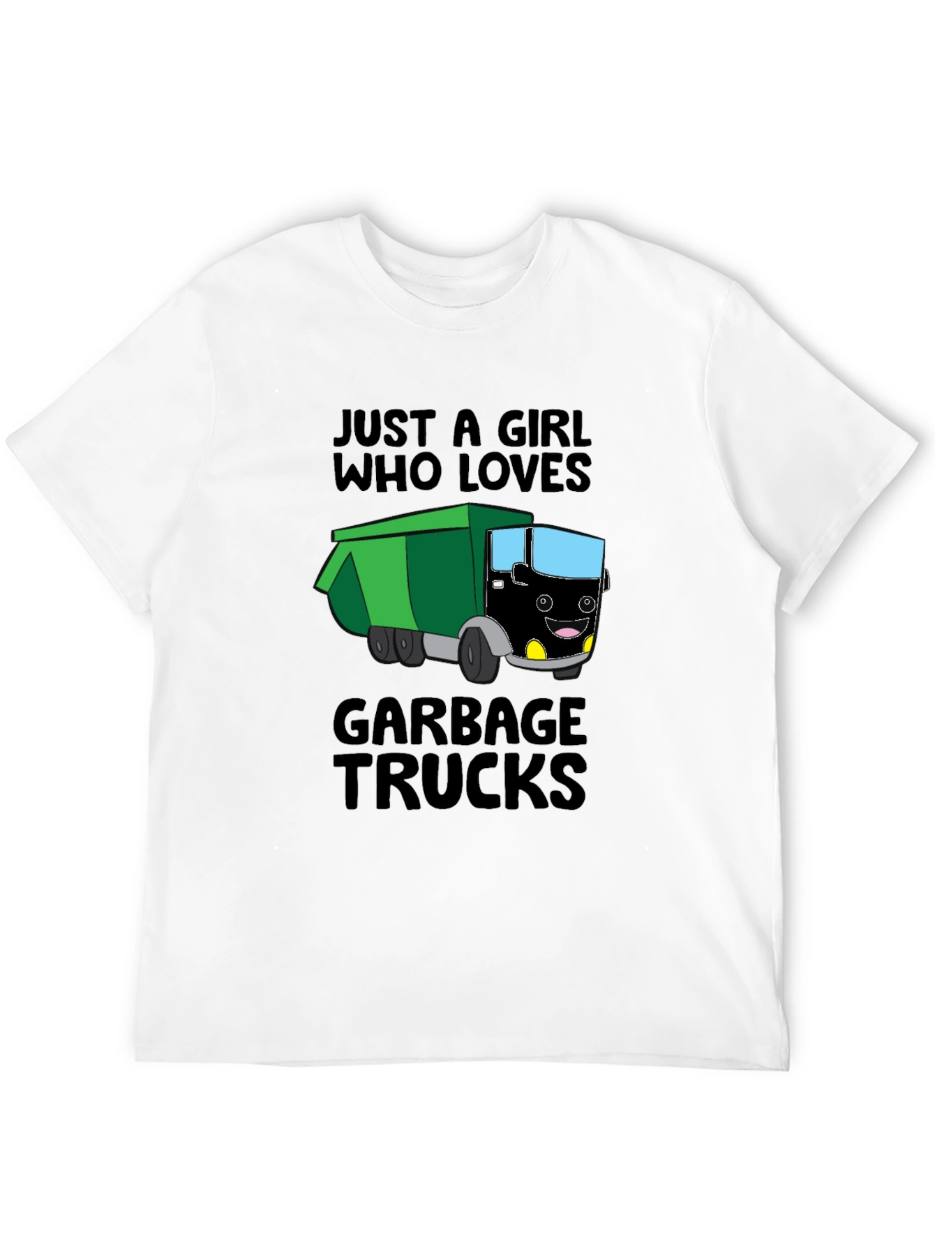 Just a Girl Who Loves Garbage Trucks T-Shirt