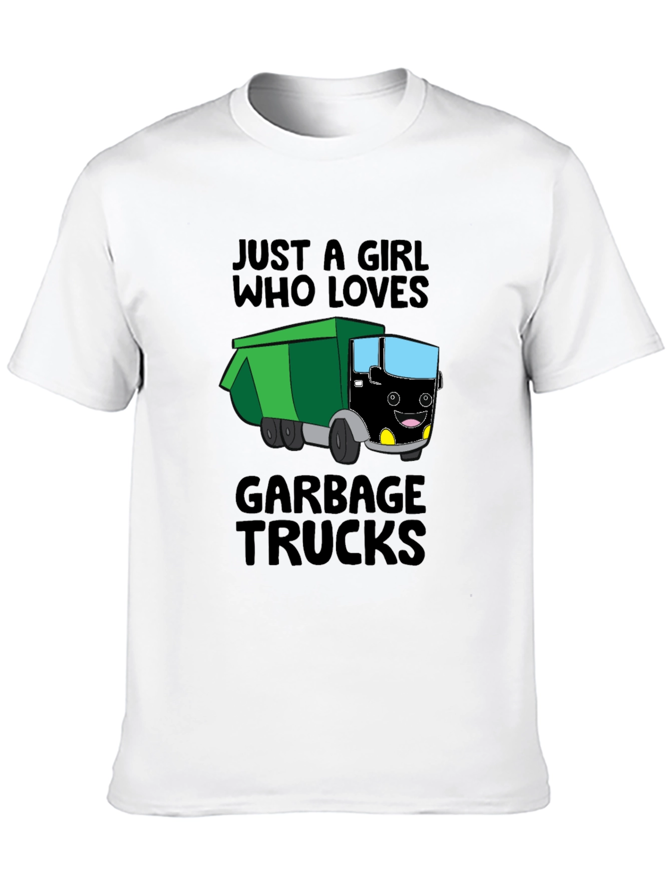 Just a Girl Who Loves Garbage Trucks T-Shirt