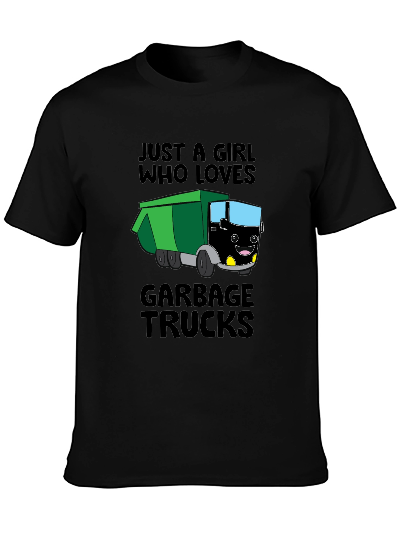 Just a Girl Who Loves Garbage Trucks T-Shirt