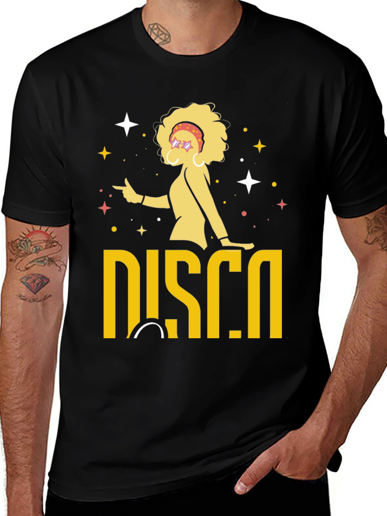 Disco Fever Graphic T-Shirt - Retro Style