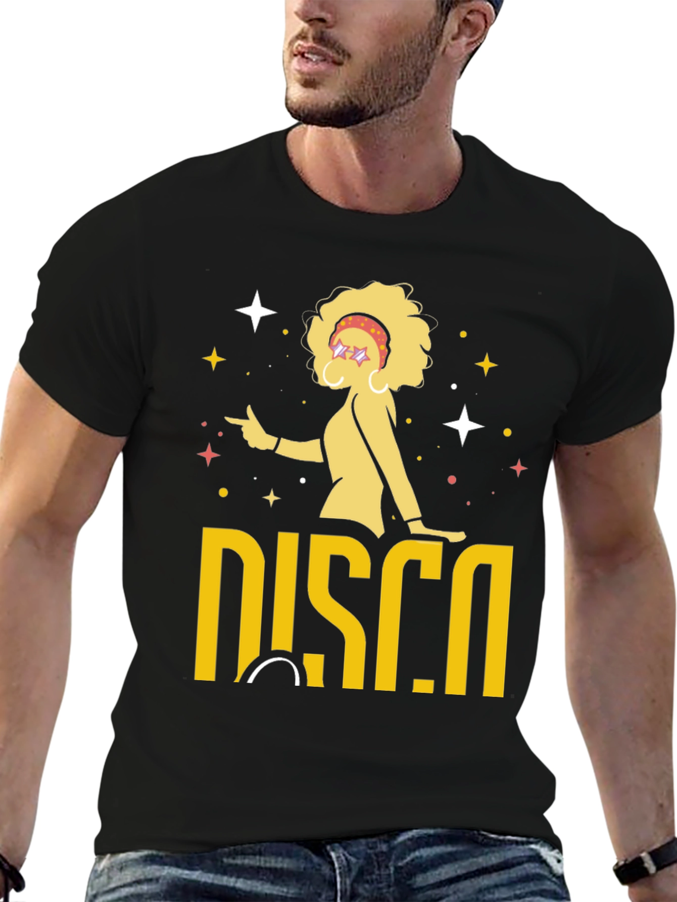 Disco Fever Graphic T-Shirt - Retro Style