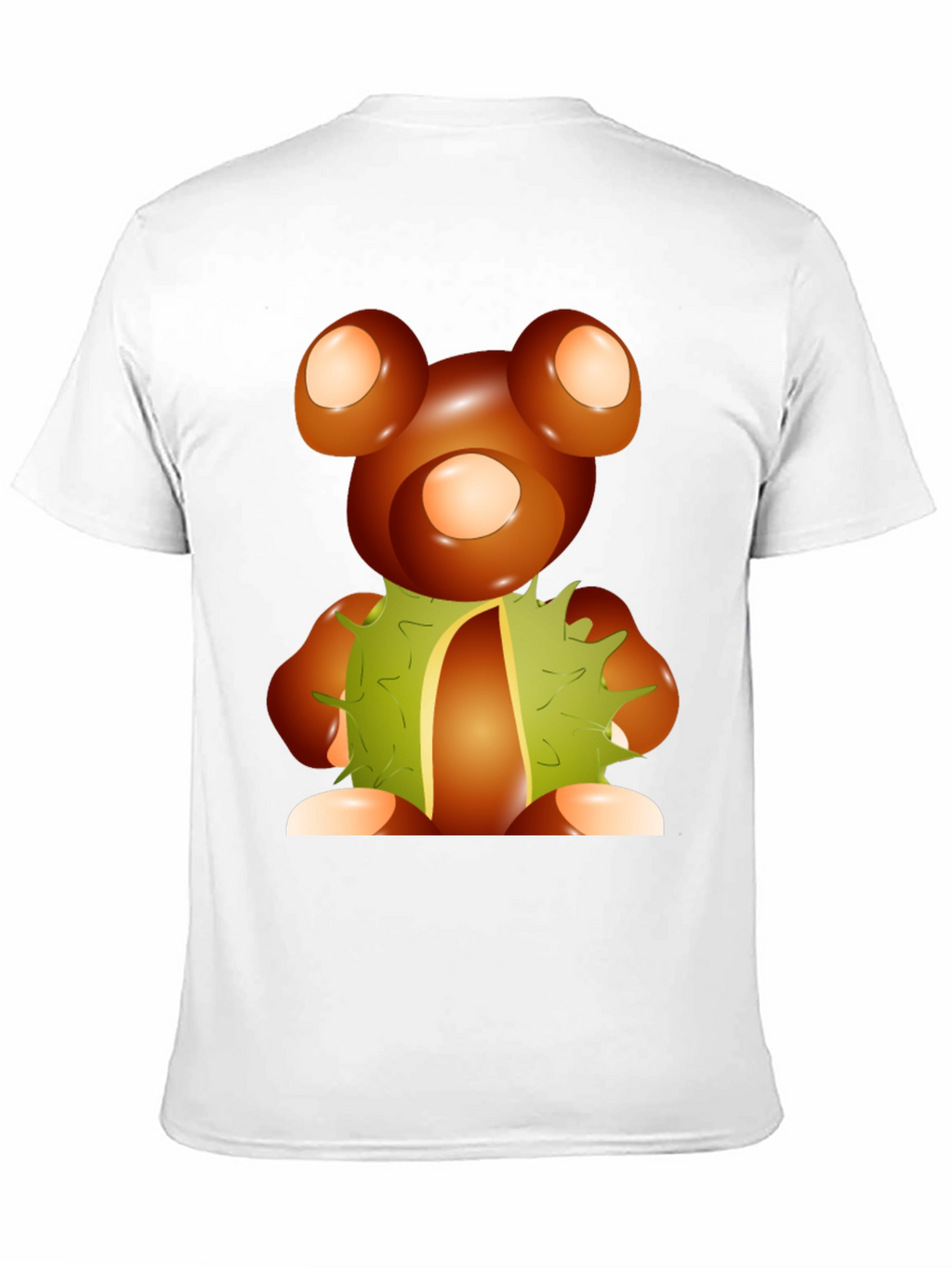 Chestnut Bear Graphic Tee - Unique Autumnal Design