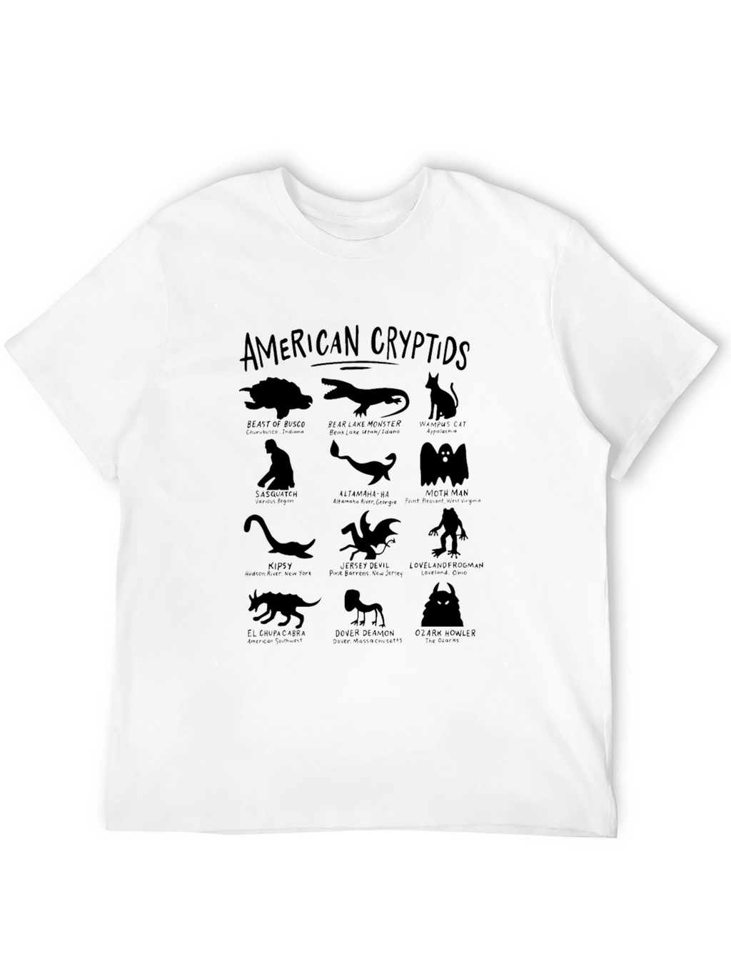 American Cryptids Graphic T-Shirt