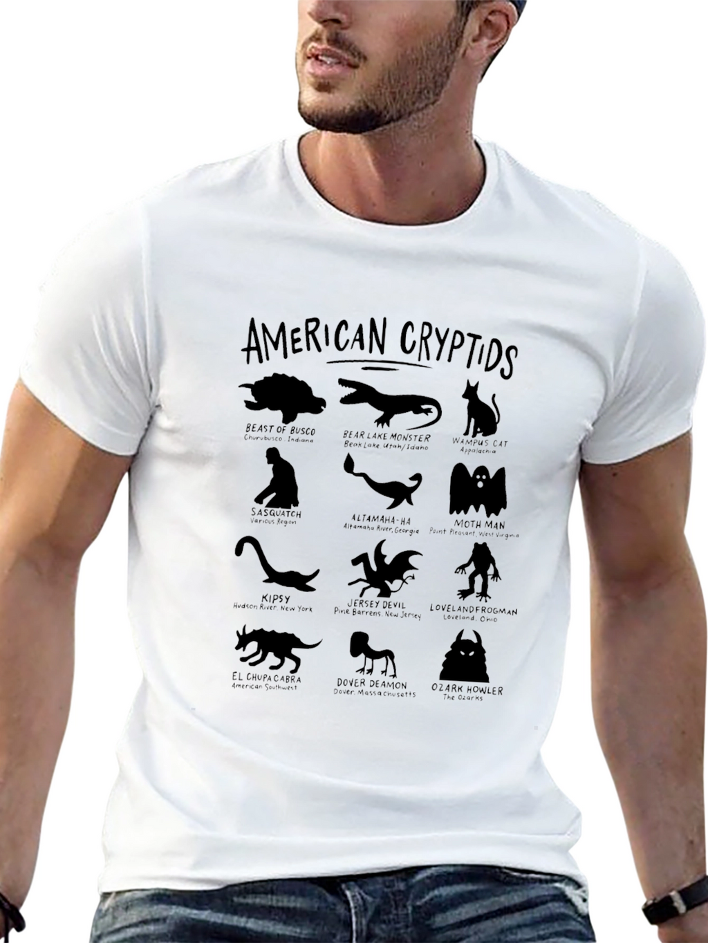 American Cryptids Graphic T-Shirt