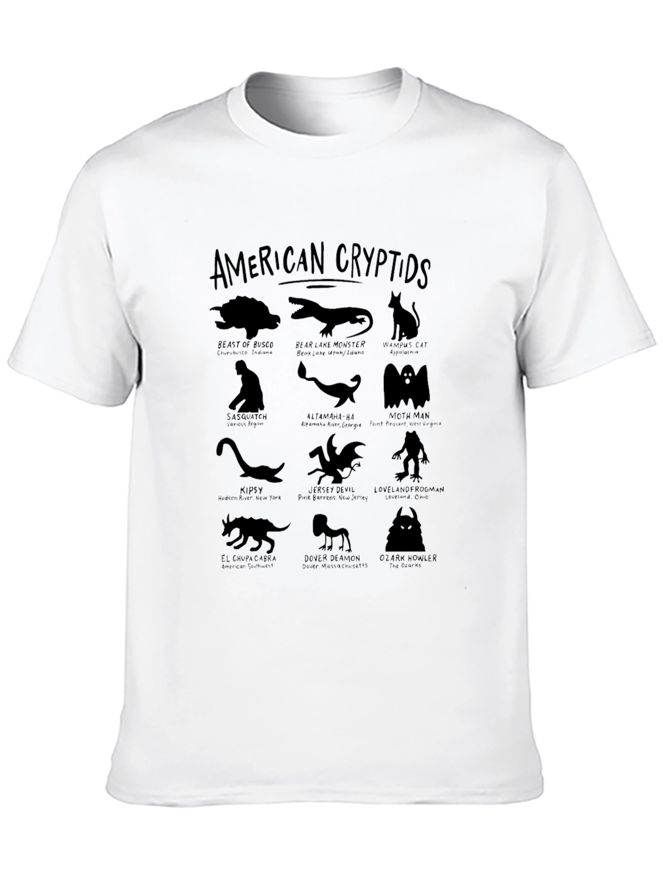 American Cryptids Graphic T-Shirt