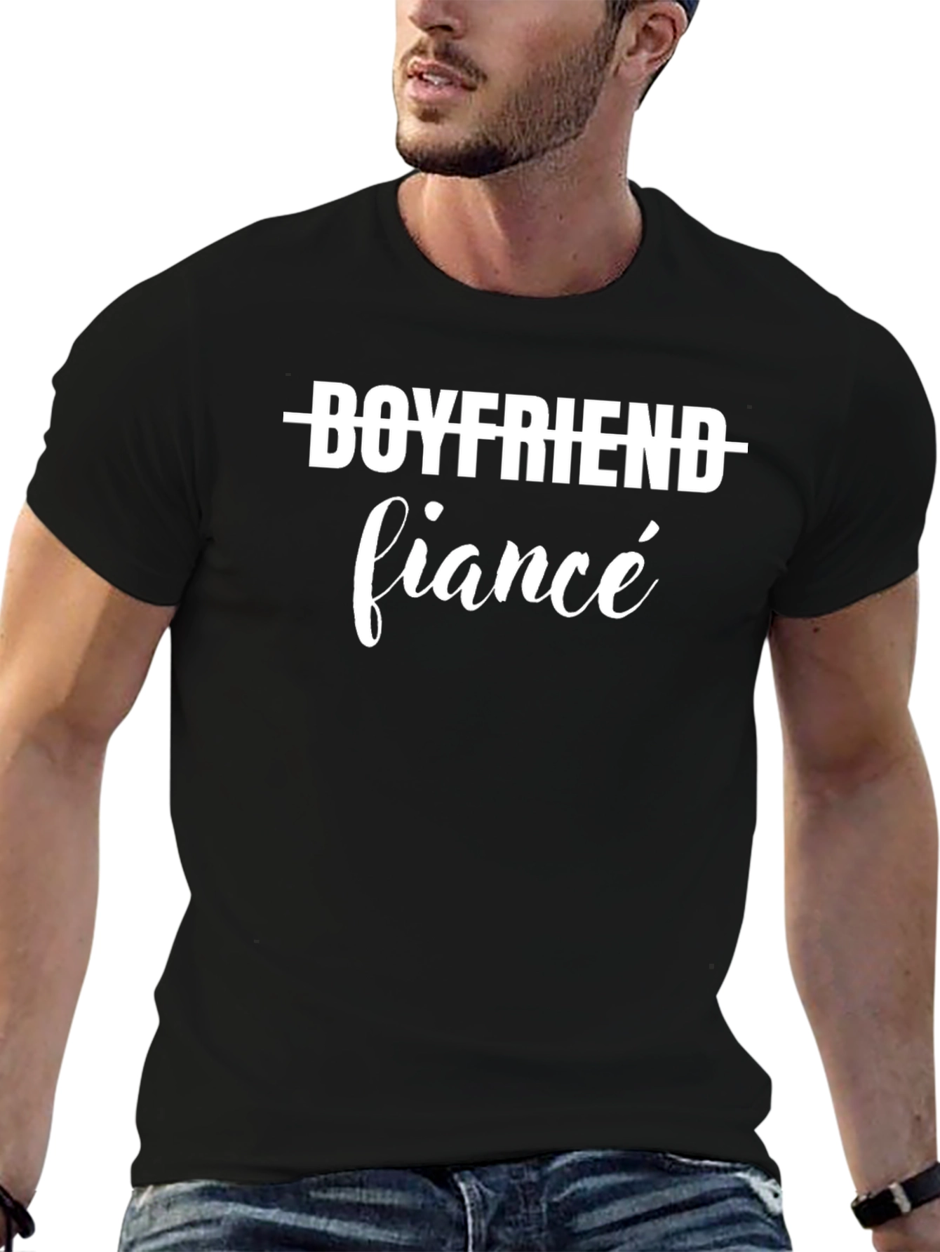 Boyfriend to Fiancé T-Shirt - Wedding Proposal Tee