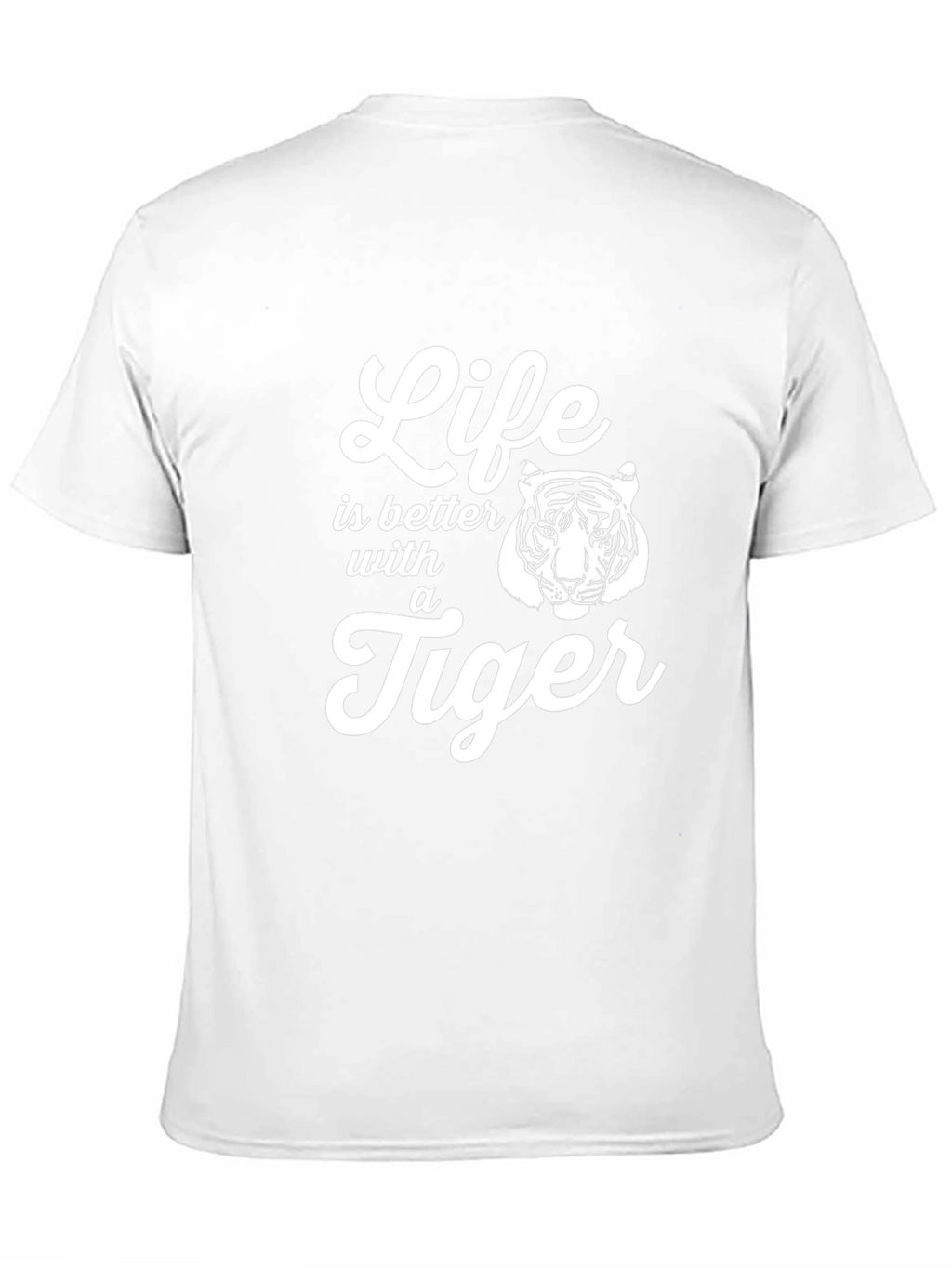 Life is Better with a Tiger T-Shirt - Black