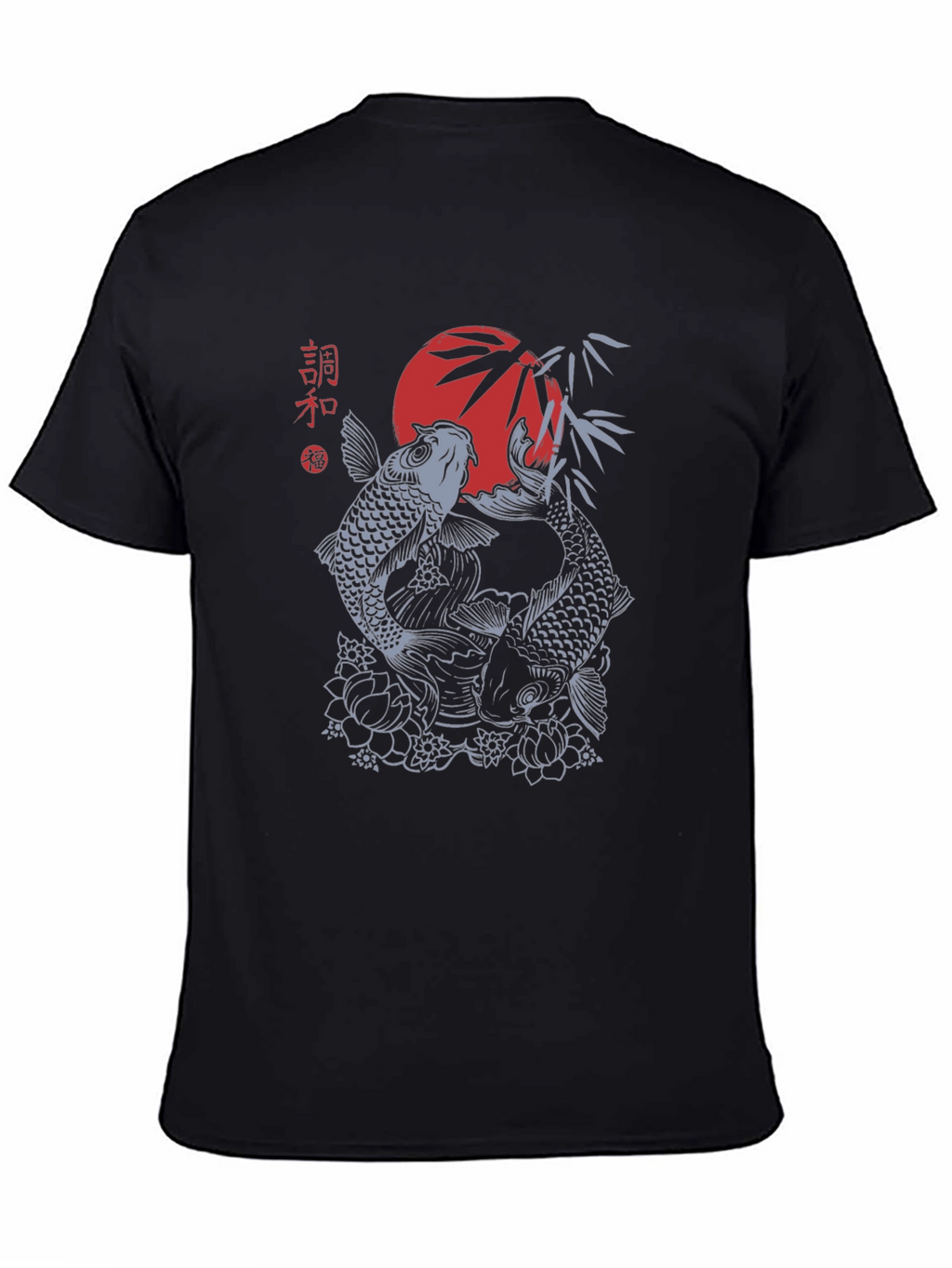 Koi Fish Graphic Tee - Japanese Style Design